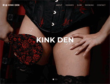 Tablet Screenshot of kinkden.com